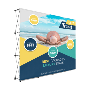 Foldable Pop-up Fabric Display